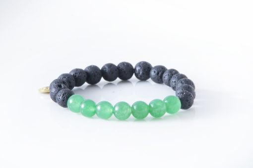 Bracelet Quartz vert "Richesse"