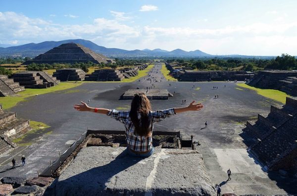 Teotihuacán Antigua Ciudad Prehispánica México Pirámides