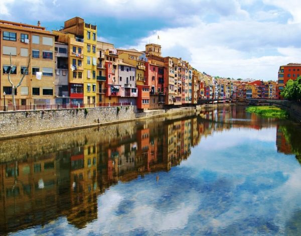 Vista de Girona Río Onyar