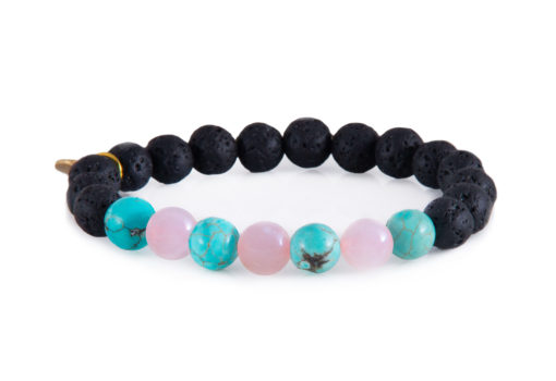 Rose Quartz and Turquoise "Joy"