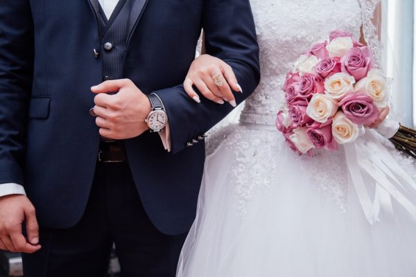 Supersticiones de boda Pareja